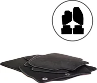 Dywaniki samochodowe - Dikel Dywaniki samochodowe welurowe 4szt. Volvo S80 I - miniaturka - grafika 1