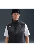 Kamizelki męskie - Męski piłkarski bezrękawnik puchowy ośredniej grubości Nike Therma-FIT Tottenham Hotspur Windrunner - Czerń - miniaturka - grafika 1