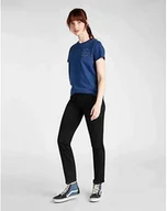 Koszulki i topy damskie - LEE SEASONAL GRAPHIC TEE DAMSKI T-SHIRT KOSZULKA NADRUK REGULAR FIT WASHED BLUE L41OFELR 112109108 - Lee - miniaturka - grafika 1