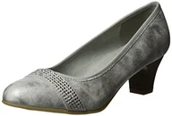 Czółenka - Softline Damskie czółenka 22464, szary - Szary White Silver 191-39 EU X-Weit - miniaturka - grafika 1