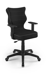 Fotel biurowy, krzesło biurowe Entelo Krzesło DUO black Falcone 01 wzrost 159-188 #R1 CA-D-6-B-C-FC01-B - Fotele i krzesła biurowe - miniaturka - grafika 1