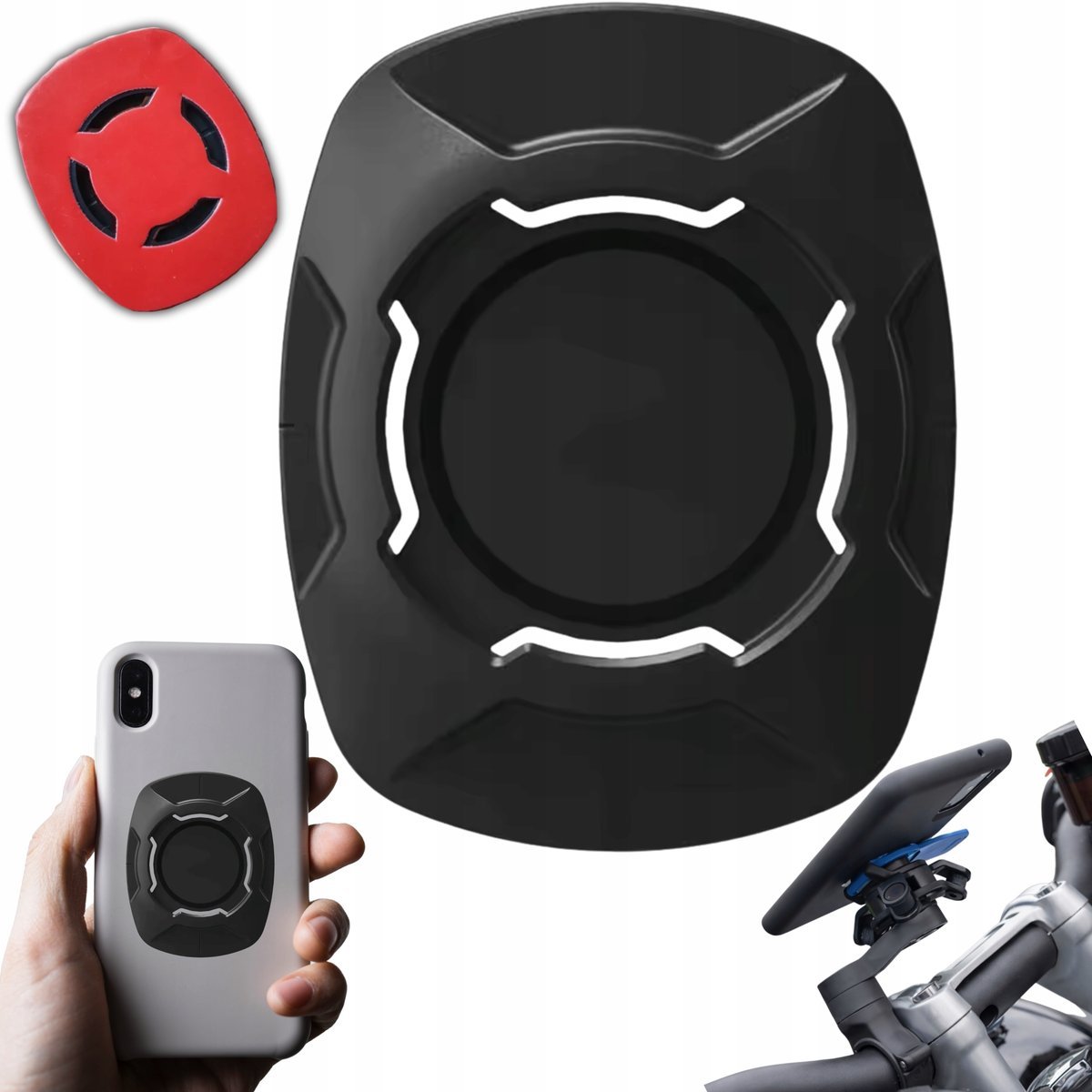 Uniwersalny Przyklejany Adapter Do Uchwytów Typu Quad Lock Na Telefon Etui