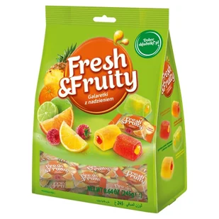 Galaretki Fresh&Friuty Owocowe Z Sokiem Wawel 245G - Inne słodycze - miniaturka - grafika 1