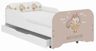 Łóżeczka i kojce - Łóżko dziecięce MIKI 140x70 JEDNOROŻEC - miniaturka - grafika 1