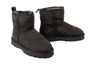 EMU AUSTRALIA Sharky Mini W12434 dark olive/black, botki damskie - Emu Australia - Botki damskie - miniaturka - grafika 1