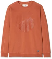 Bluzy męskie - Garcia Bluza męska, Pomarańczowy (Storm Orange 2729), M - miniaturka - grafika 1