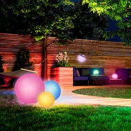 Lampy ogrodowe - tint Calluna Solar kula LED, CCT, RGB, Ø 25 cm - miniaturka - grafika 1