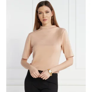 BOSS Bluzka Etikat | Regular Fit - Bluzki damskie - miniaturka - grafika 1