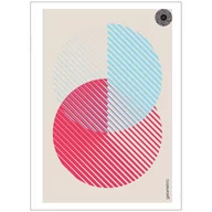 Zeszyty szkolne - NEW GEOMETRIC zeszyt 60k A5 kratka 70 g/m2 - miniaturka - grafika 1