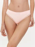 Majtki damskie - Tommy Hilfiger Stringi UW0UW04814 Różowy - miniaturka - grafika 1