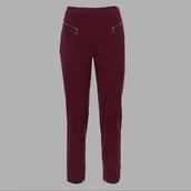 Spodnie damskie - Spodnie Materiałowe Damskie Czerwone Kratka Rozmiar XXS *Guess* - miniaturka - grafika 1