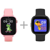 Smartwatch - Garett Kids Nice Pro 4G Różowy - miniaturka - grafika 1