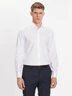 Koszule męskie - Boss Koszula 50480101 Biały Slim Fit - miniaturka - grafika 1
