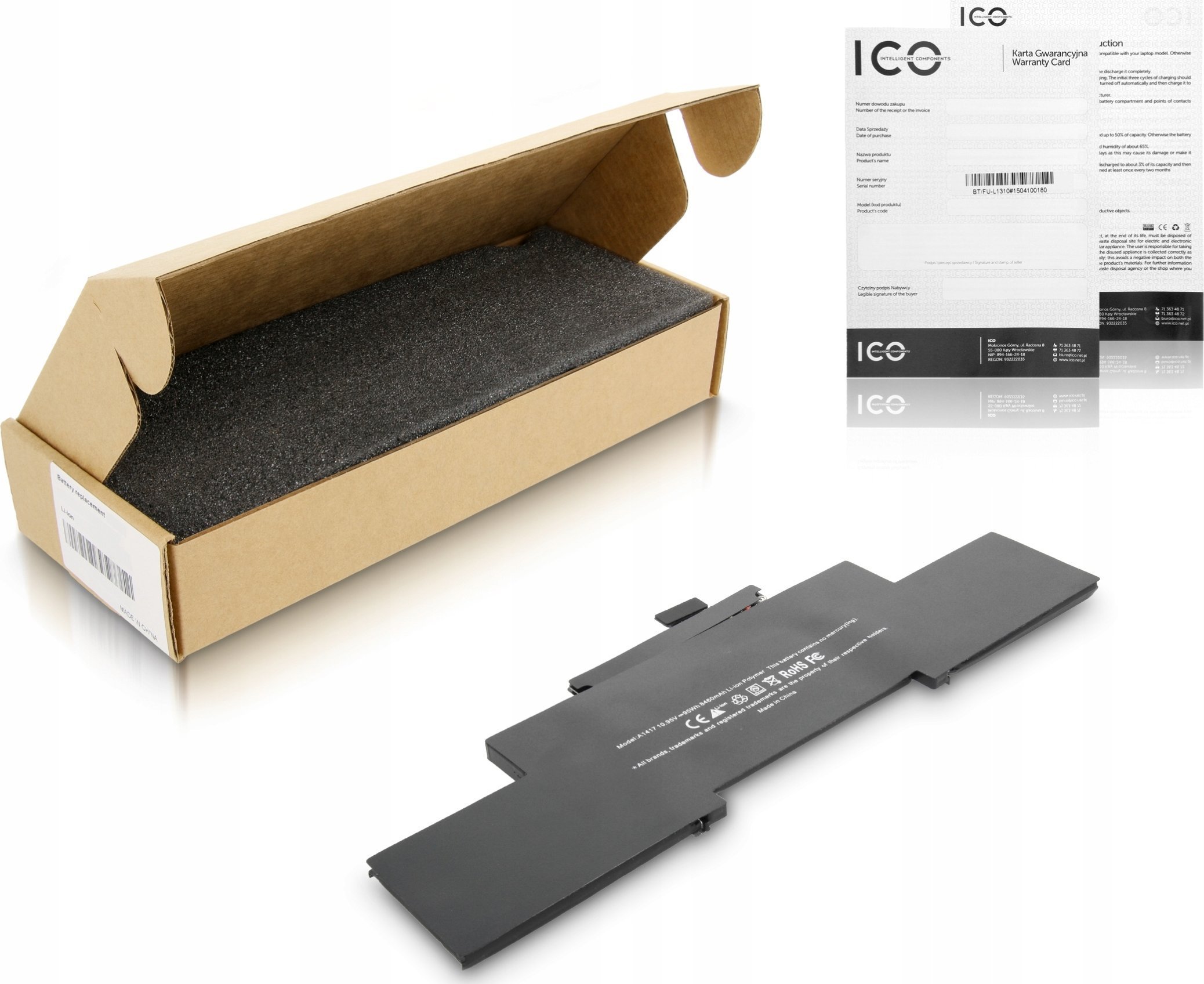 Bateria Movano Bateria Movano do Apple A1417