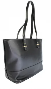 Torebka Skóra Włoska Z Kosmetyczką Oraz Portfelem 3w1 JENNIFER JONES Elegancki Stylowy Kuferek 3140 CZARNY - Torebki damskie Torebka Skóra Włoska Z Kosmetyczką Oraz Portfelem 3w1 JENNIFER JONES Elegancki Stylowy Kuferek 3140 CZARNY - Torebki damskie - miniaturka - grafika 7