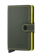 Portfele - Kompaktowy portfel RFID Secrid Miniwallet Matte - green / lime - miniaturka - grafika 1
