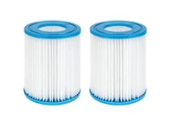 Akcesoria do basenów - CRIVIT Zestaw 2 filtrów do pompy basenowej, Ø10,6 x 13,6 cm - miniaturka - grafika 1
