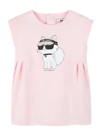 Sukienki i spódniczki dla dziewczynek - Karl Lagerfeld Kids Sukienka codzienna Z30510 M Różowy Regular Fit - miniaturka - grafika 1