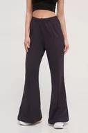 Spodnie damskie - adidas Originals spodnie dresowe kolor fioletowy gładkie - miniaturka - grafika 1