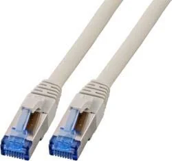 MicroConnect SFTP701TPE kabel sieciowy 1 m Cat6a S/FTP (S-STP) Szary - Kable sieciowe (1 m, Cat6a, S/FTP (S-STP), RJ-45, RJ-45, Szary) - Kable miedziane - miniaturka - grafika 1