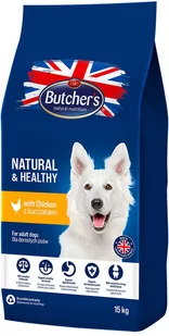 Butchers Natural & Healthy, z kurczakiem - 2 x 15 kg Dostawa GRATIS! - Sucha karma dla psów - miniaturka - grafika 1