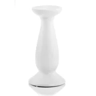 Świeczniki - Świecznik postument 25 cm biały - miniaturka - grafika 1