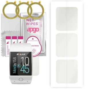 3x Folia hydrożelowa MATOWA do Polar M600 - apgo Smartwatch Hydrogel MATTE Protection Ochrona na ekran smartwatcha - Akcesoria do smartwatchy - miniaturka - grafika 1