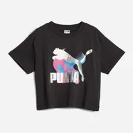 Koszulki dla dziewczynek - Koszulka młodzieżowa dziewczęca Puma 621618-01 14A 164 cm Czarna (4099683509364) - miniaturka - grafika 1