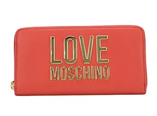 Portfele - Love Moschino Bonded Wallet PU czerwony, damski, wielokolorowy, unikalny - grafika 1