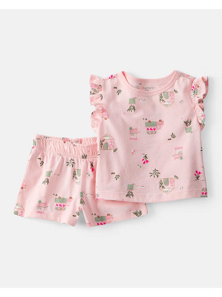 carter's 2-częściowy zestaw w kolorze jasnoróżowym