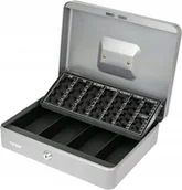 Sejfy i kasy pancerne - KASETA NA PIENIĄDZE ZAMYKANA Z DESKĄ DO LICZENIA MONET|30,5 x 24 x 8,5 cm - miniaturka - grafika 1