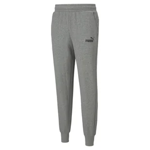 Męskie Spodnie PUMA ESS LOGO PANTS TR CL 58671603 – Szary - Spodnie męskie - miniaturka - grafika 1
