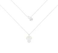 Naszyjniki - Srebrny naszyjnik z psem Jamnik 42 cm - miniaturka - grafika 1