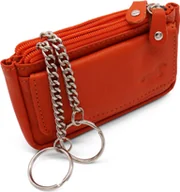 Portfele - Etui na klucze Safekeepers z ochroną RFID - uchwyt na klucze - etui na klucze - portfel na klucze - etui na klucze skórzane - męskie - damskie skórzane - pomarańczowe - miniaturka - grafika 1
