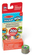 Zabawki kreatywne - Naklejki Zwierzątka z mini książeczką - uzupełnienie Sticker WOW! - miniaturka - grafika 1
