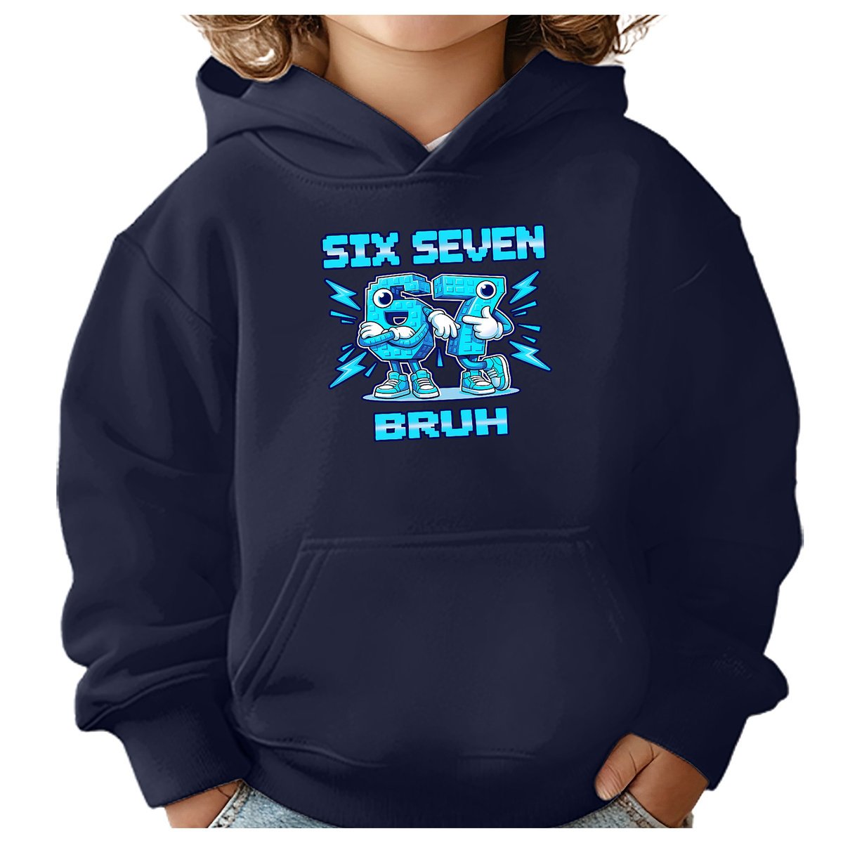 BLUZA DZIECIĘCA 67 SIX SEVEN VIRAL BRUH 134-140 CHŁOPIĘCA DZIEWCZĘCA