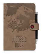 Pozostałe książki - Grupo Erik CBA5003 Oficjalny notatnik premium Jurassic Park A5 z piórem pojector – prezenty z parku Jurassic Park – notatnik A5 – notatniki A5 – notatnik A5 – artykuł Jurassic Park - miniaturka - grafika 1