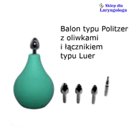 Akcesoria medyczne - Balon typu Politzer 08-191 Metech - miniaturka - grafika 1