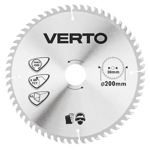 VERTO Tarcza do pilarki, widiowa, 200 x 30 mm, 60 zębów, do aluminium - Akcesoria do elektronarzędzi - miniaturka - grafika 1
