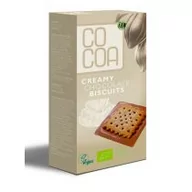 Ciastka - COCOA (czekolady i bakalie w surowej cze HERBATNIKI Z CZEKOLADĄ CREAMY BIO 95 g - COCOA - miniaturka - grafika 1