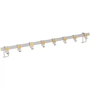 Wenko Reling kuchenny + 8 haczyków w komplecie Bamboo PREMIUM B06XYM5ZBZ - Pozostałe akcesoria kuchenne - miniaturka - grafika 1