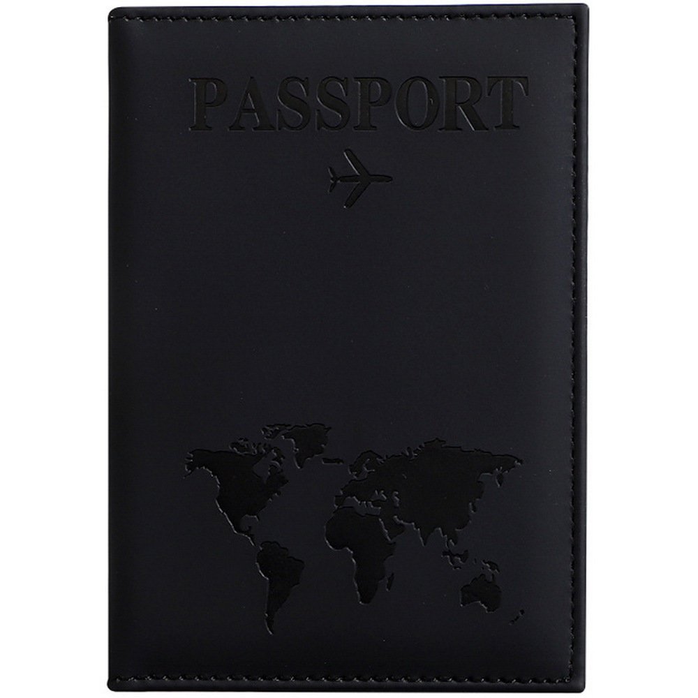 Etui na paszport w kolorze czarnym ochrona paszportu