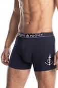 Majtki męskie - LAMA Bokserki męskie GRANATOWE r. XL - miniaturka - grafika 1