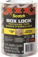 Akcesoria do pakowania - Q-Connect Taśma pakowa SCOTCH®Box Lock, 48mm x 50m, 3szt., transparentna - miniaturka - grafika 1