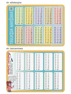 Podkładka edukacyjna. ABC 03. Matematyka. Tabliczka mnożenia - Książki edukacyjne - miniaturka - grafika 2