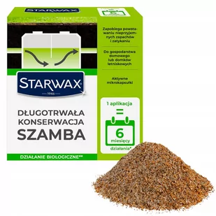 BAKTERIE DO SZAMBA STARWAX 12w1 RAZ NA PÓŁ ROKU - Oczka wodne - miniaturka - grafika 1
