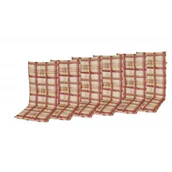 Poduszki ogrodowe - CLASSIC 9017 high - zestaw 6 poduszek na fotele i krzesła - miniaturka - grafika 1