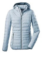 Kurtki damskie - G.I.G.A. DX Damska kurtka funkcyjna o wyglądzie puchu z odpinanym kapturem/kurtka outdoorowa Uyaka Stripe, jasnoniebieska, 38, 34313-000 - miniaturka - grafika 1