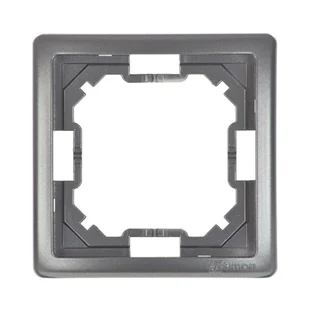 Kontakt Simon Ramka Basic pojedyncza inox - Klawisze i ramki - miniaturka - grafika 4