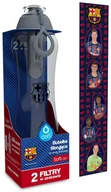 Butelki filtrujące - Butelka filtrująca Dafi SOFT FC Barcelona 0,5 l stalowa z 2 filtrami - miniaturka - grafika 1